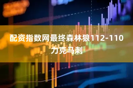 配资指数网最终森林狼112-110力克马刺